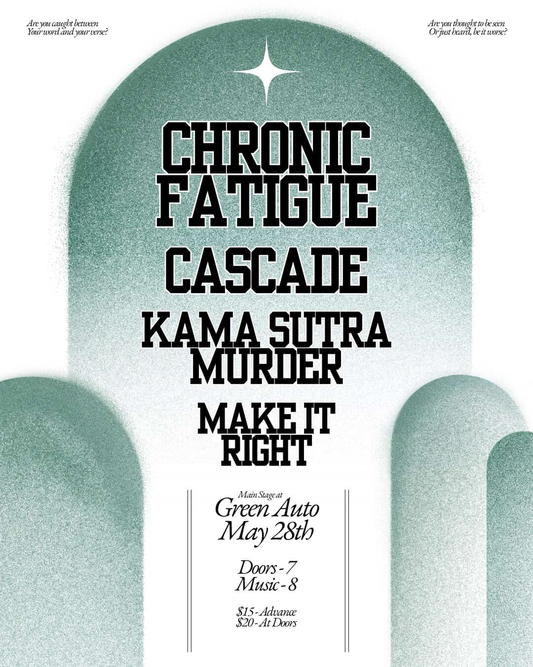 Poster — Green Auto — May 28