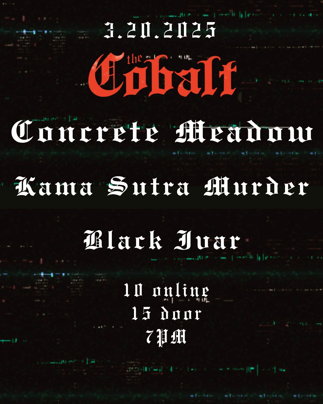 Poster — The Cobalt — Mar 20