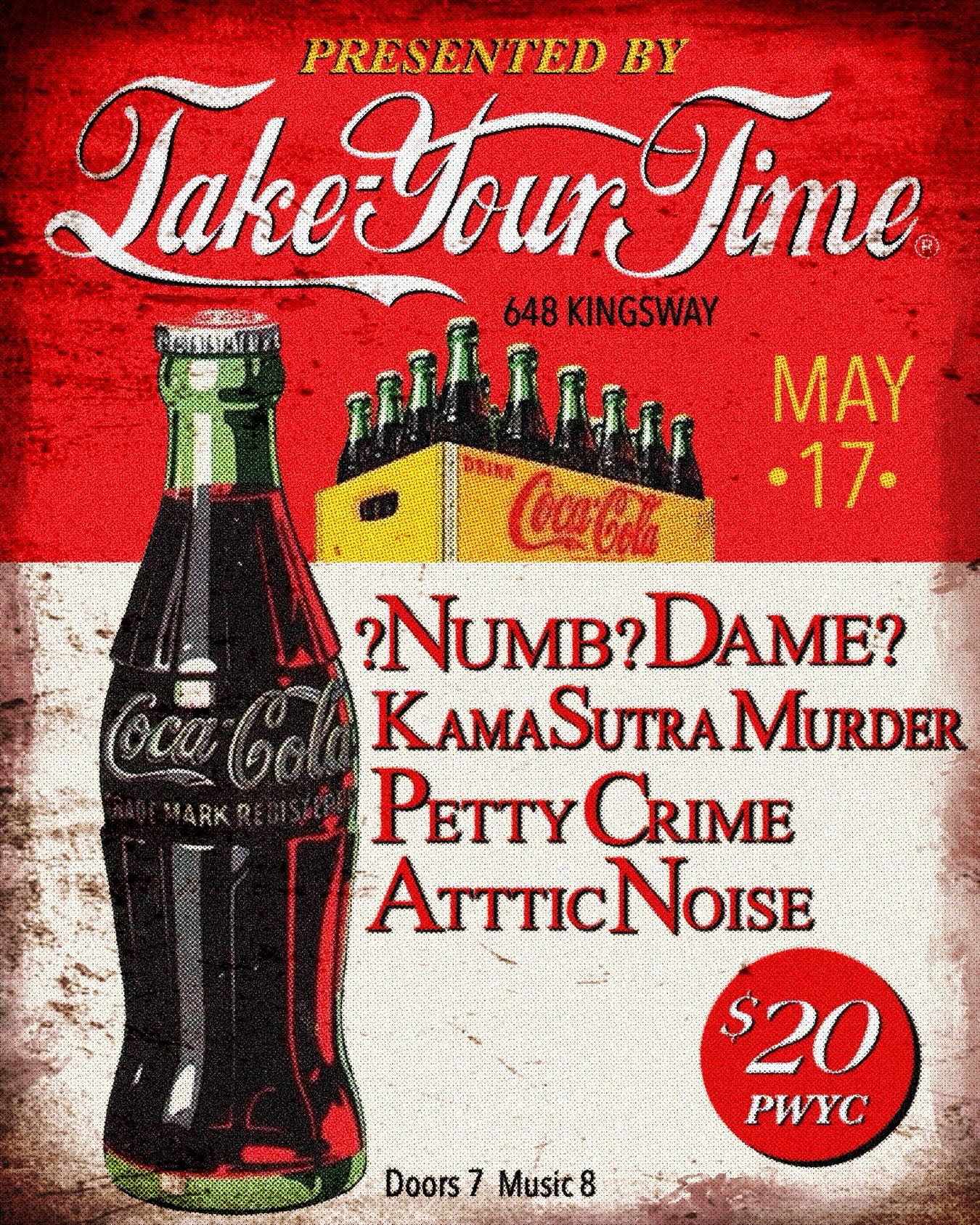 Poster — Take Your Time — May 17